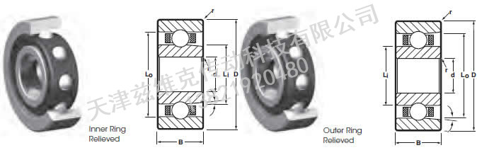 NHBB SSMBR-2 角接觸球軸承圖紙