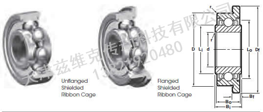 NHBB SSRI-5532ZZEE 深溝球軸承圖紙