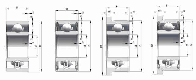 德國HQW深溝球軸承R1810圖紙