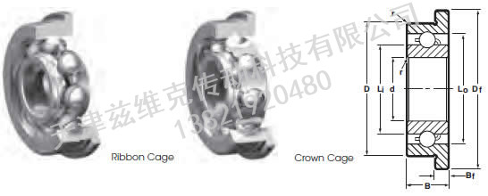 NHBB SSRIF-5532 深溝球軸承圖紙